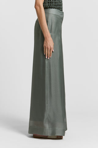 Silk gazar trousers