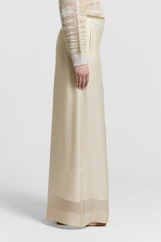 Silk gazar trousers