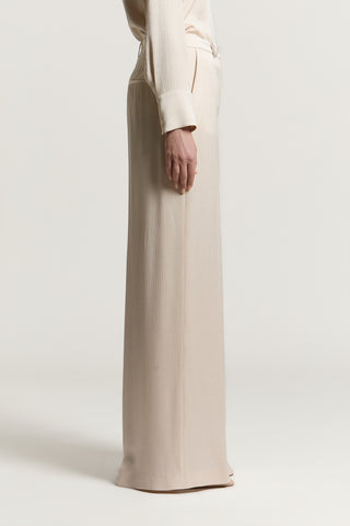 Satin palazzo trousers