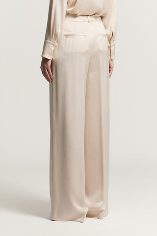 Satin palazzo trousers