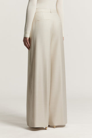 Satin palazzo trousers