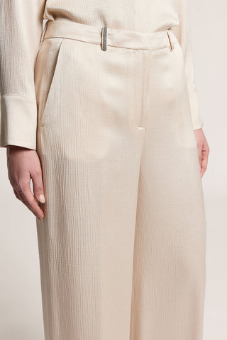 Satin palazzo trousers