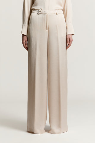 Satin palazzo trousers