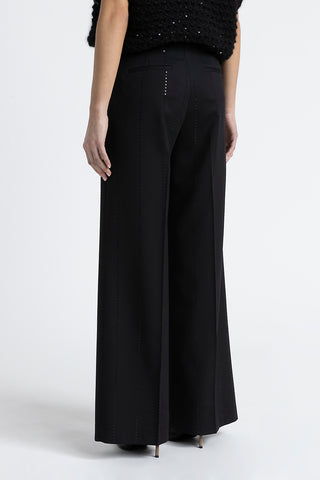 Wool palazzo trousers