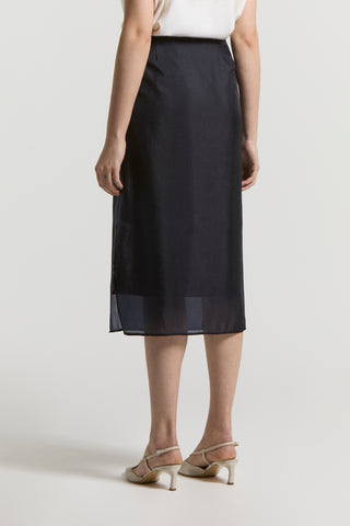 Cupro organdy skirt