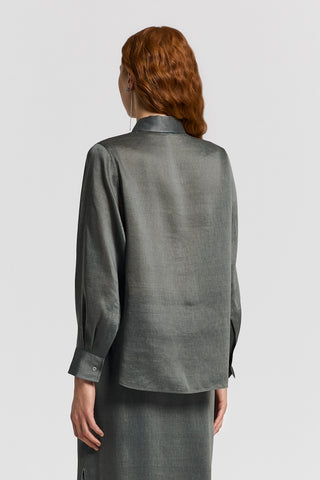 Silk linen shirt