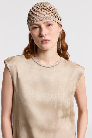 Fluid viscose jacquard shirt