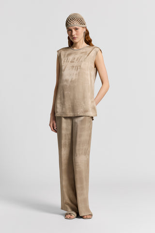 Fluid viscose jacquard shirt