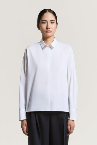Cotton poplin shirt