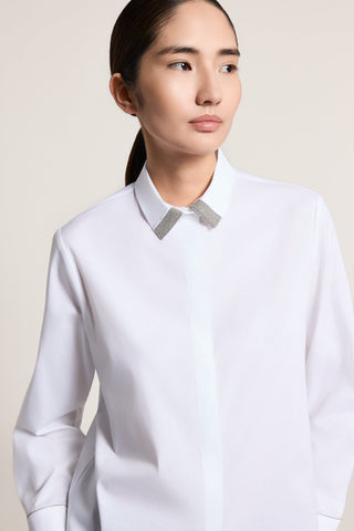 Cotton poplin shirt