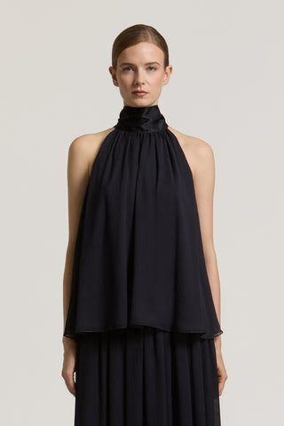 Lightweight creponne top