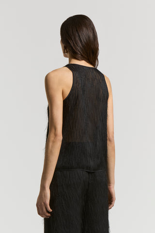 Fil coupé jacquard top