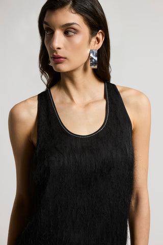 Fil coupé jacquard top