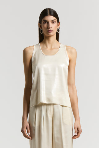 Laminated viscose top