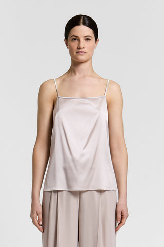 Silk satin top
