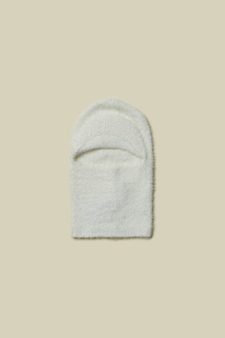 Fur-effect balaclava with visor