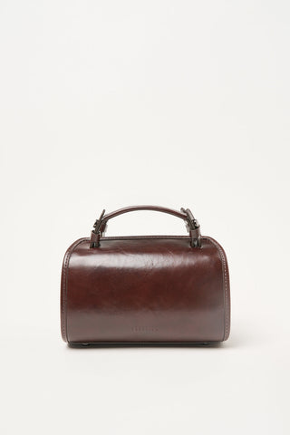 Genuine leather bowler bag 1 / 3