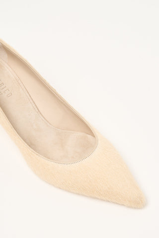 Pony hair pumps
