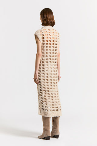 Lurex and alpaca wool dress