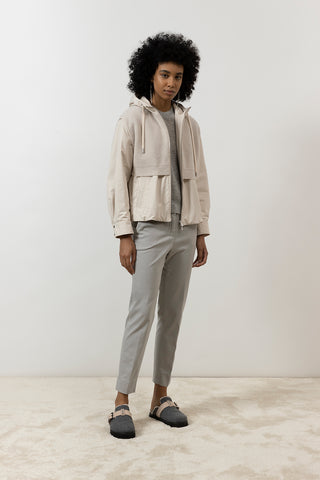 Iconic 4718 cotton silk gabardine and tencel trousers