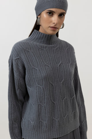 Wool, silk, cashmere sweater