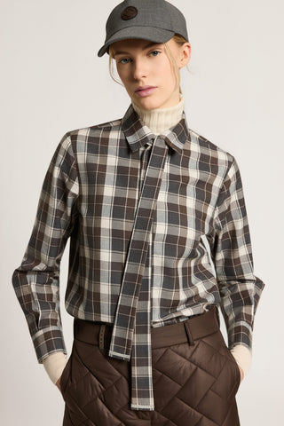 Lightweight wool flannel shirt