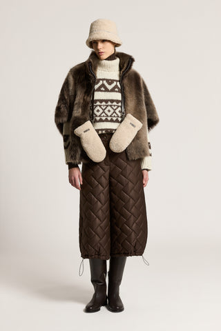 Lacaune shearling cape 2 / 3