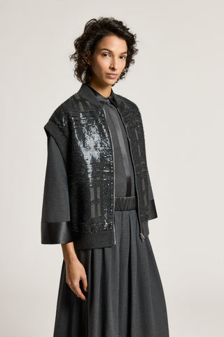 Sequined vest