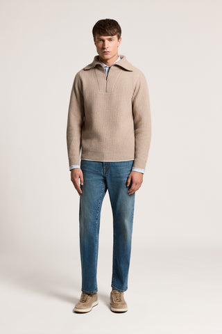 Wool and cashmere sweater