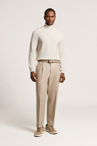 Wool and cashmere turtleneck sweater