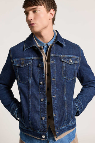 Cotton twill denim jacket