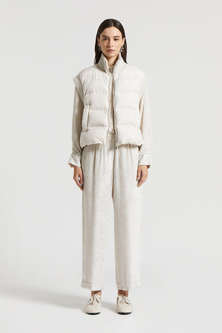 Fluid corduroy trousers