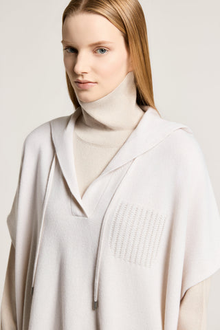 Virgin wool, silk and cashmere sweatshirt