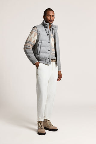 Pure wool flannel vest