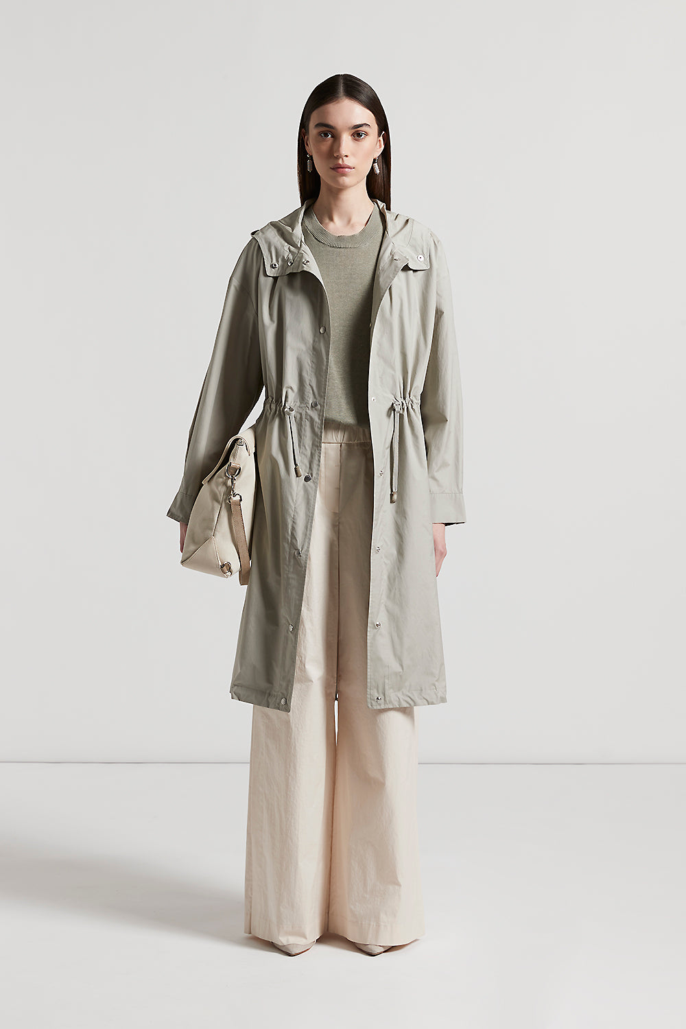 Technical cotton duster coat | Peserico US