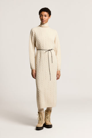 Long wool, silk and cashmere dress 2 / 3
