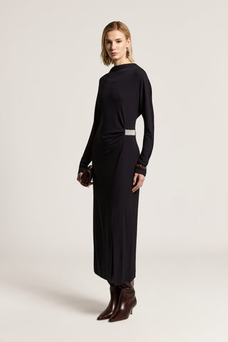 Long viscose jersey dress