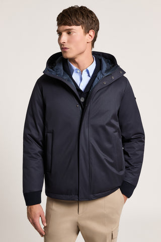 Down and pure wool jacket