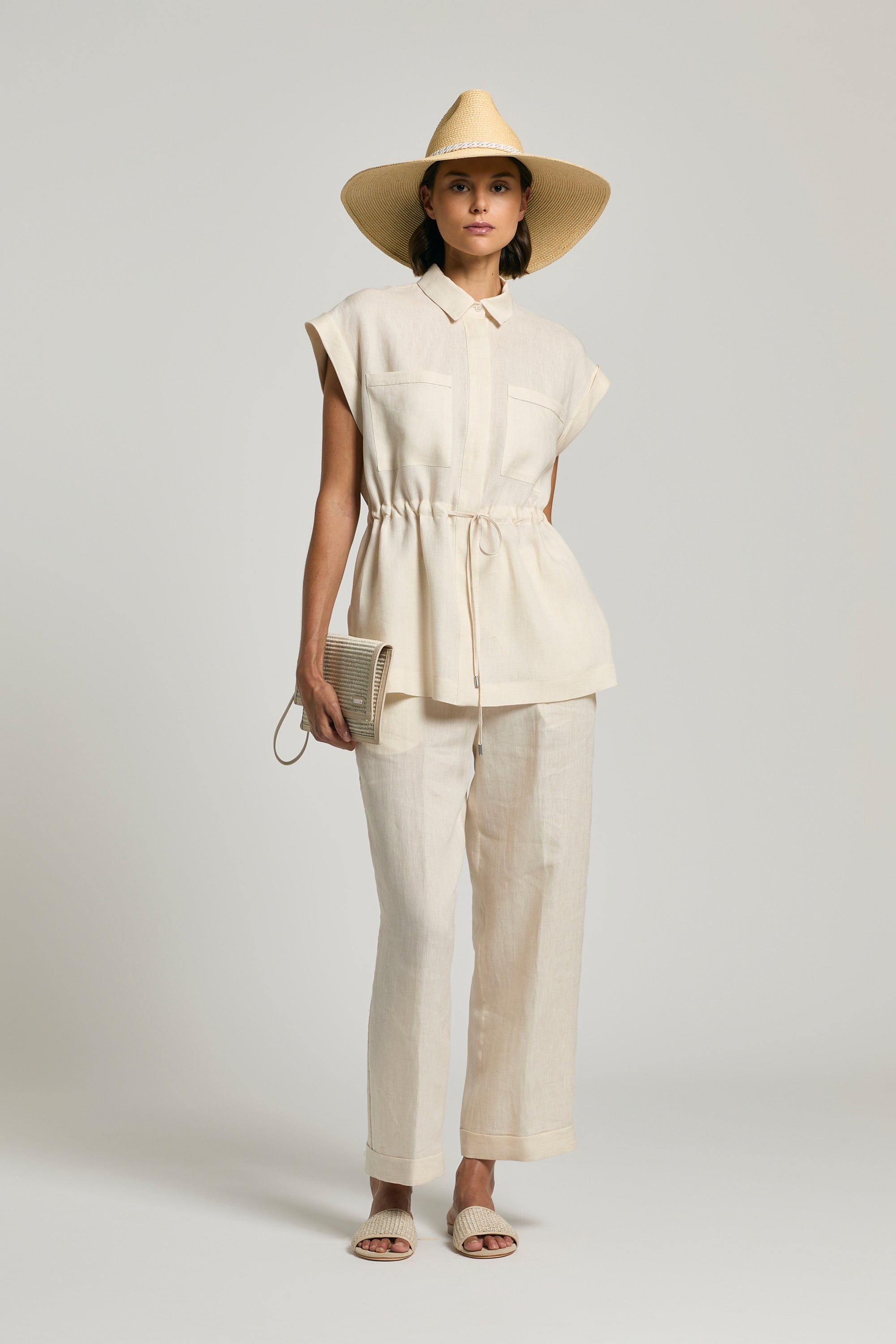 ペセリコ PESERICO シャツ Stretch cotton sateen shirt | Peserico US