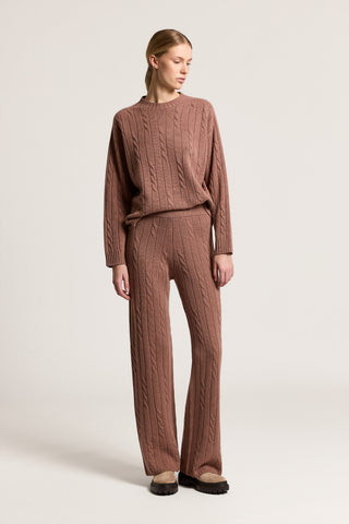 Wool, silk, cashmere and lamé trousers 2 / 3