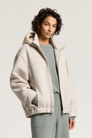 Cashmere and wool-blend jacket