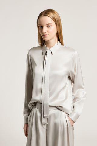Viscose satin shirt