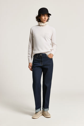 Cotton twill jeans