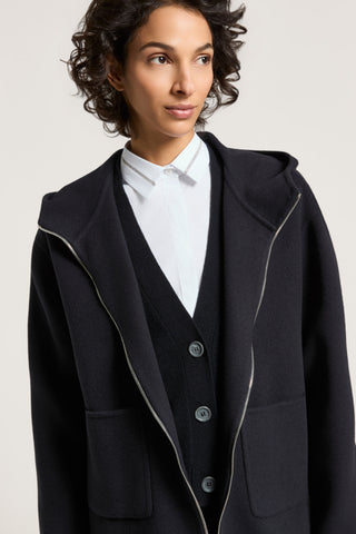 Cashmere wool-blend jacket