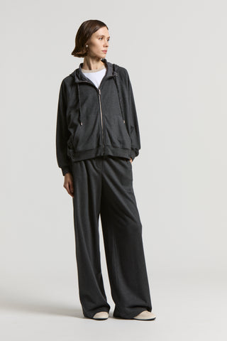 Modal cotton jersey trousers