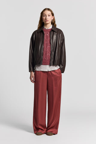 Sequinned cotton cordonet sweater