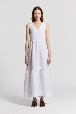 Linen canvas dress | Light White | Peserico Linen canvas dress | Light White | Peserico