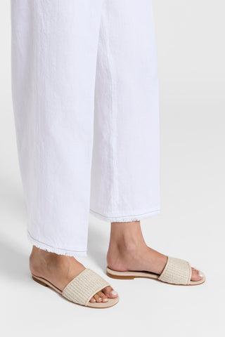 Linen canvas trousers