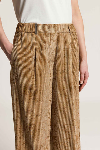 Corduroy palazzo trousers