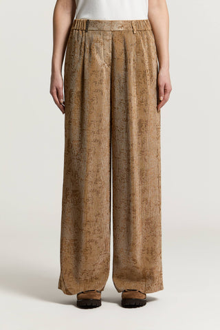 Corduroy palazzo trousers